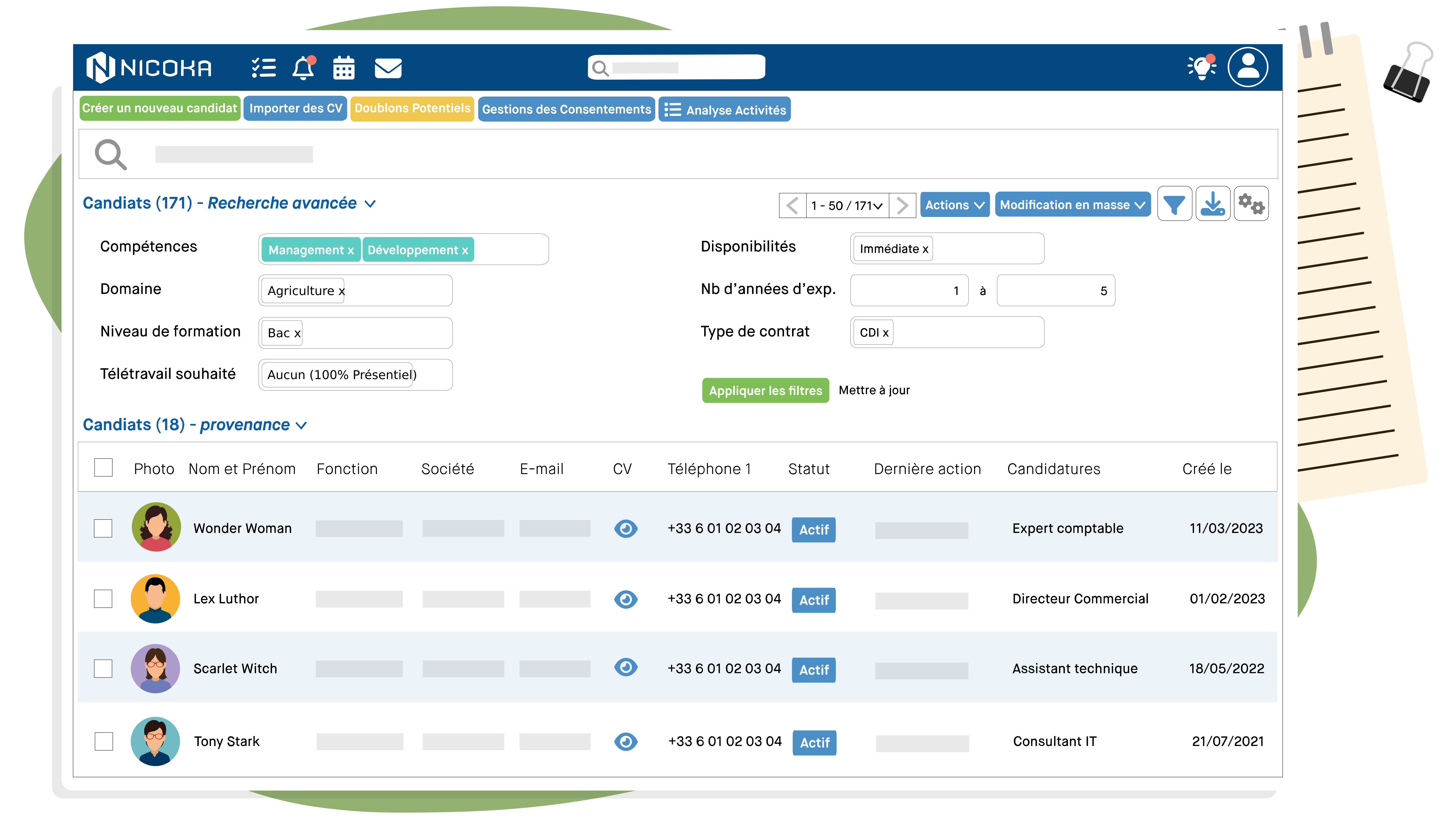 screenshot of Nicoka CABS